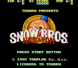 Snow Bros. - Nick & Tom (Japan)